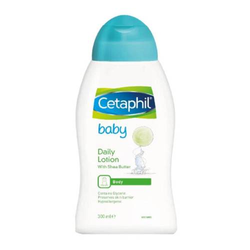 Cetaphil Baby Daily Lotion 300ml with Shea Butter - سيتافيل لوشن الاطفال 300مل بزبدة الشيا
