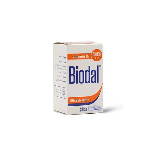 Biodal Vitd3 50000Iu 20 Tab بيودال