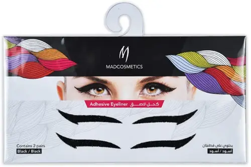 MADCOSMETICS كحل لاصق - أسود / معدني