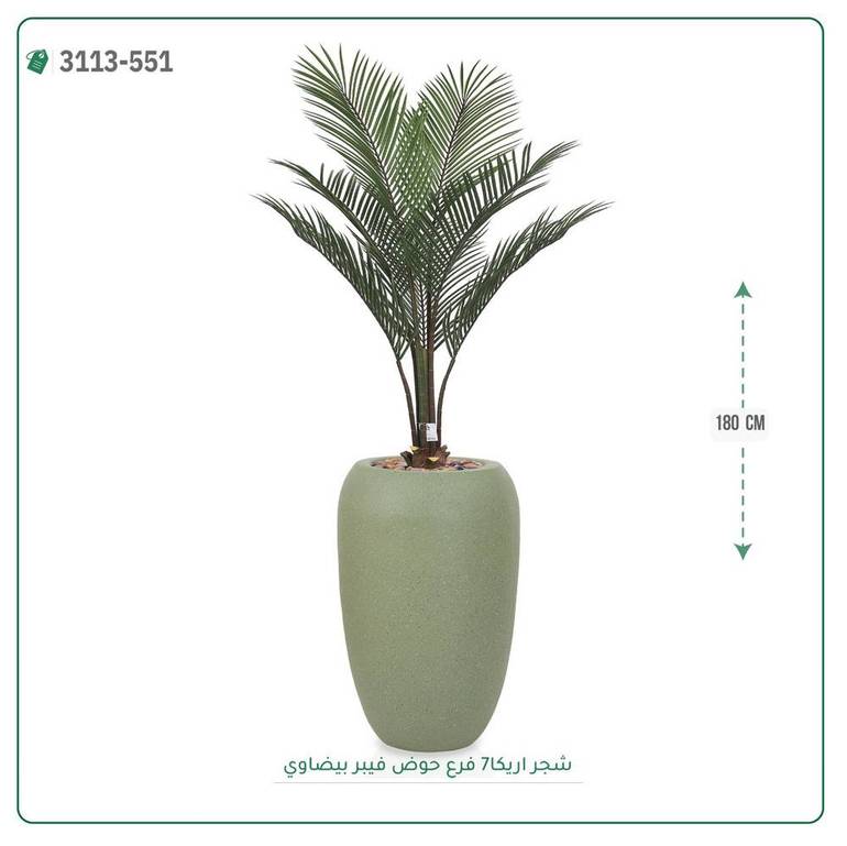 شجر اريكا صناعية ( ارتفاع 180 سم ) حوض فيبر