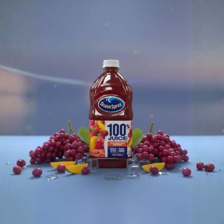 CRANBERRY MANGO  عصير التوت البري والمانجا بدون سكر مضاف 