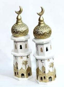 مآذنه ديكور رمضاني مضيئ