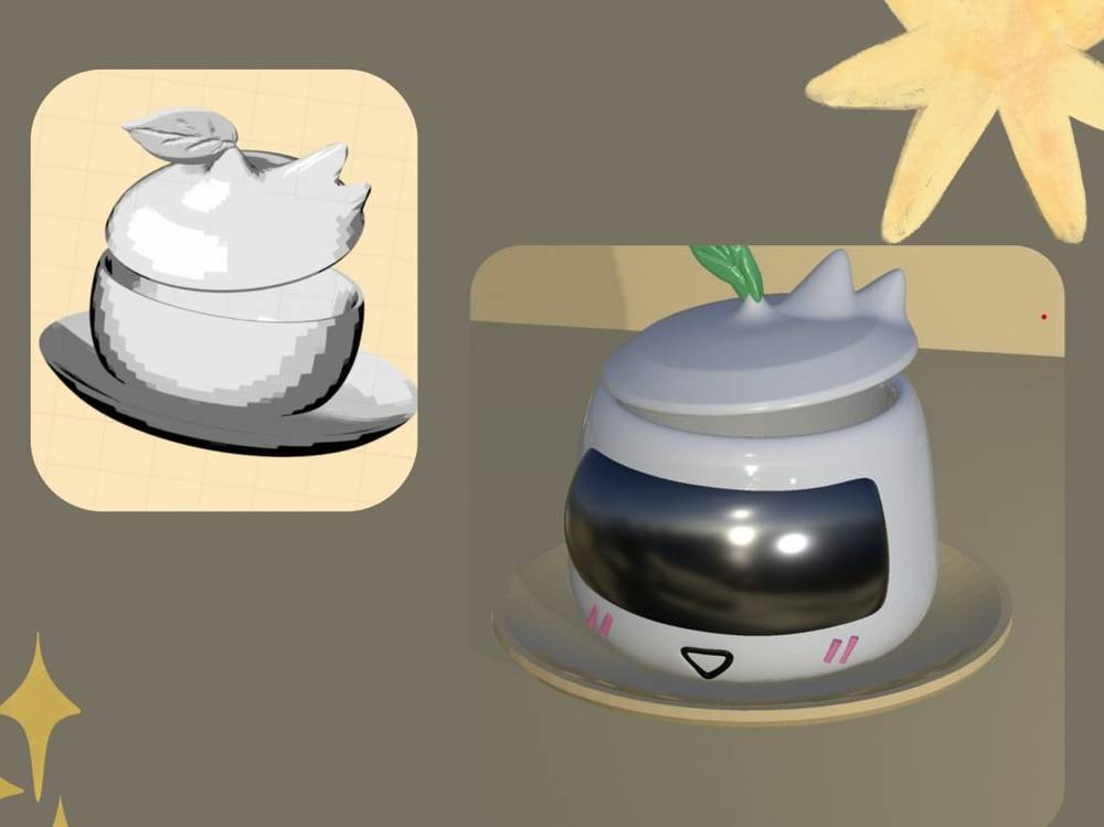 نحت تصميم ثلاثي الأبعاد (3D)
