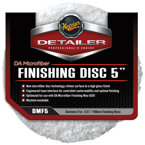 Meguiar's أقراص تلميع مايكروفايبر DA, DMF5 - 5 بوصة (عبوة من قطعتين).