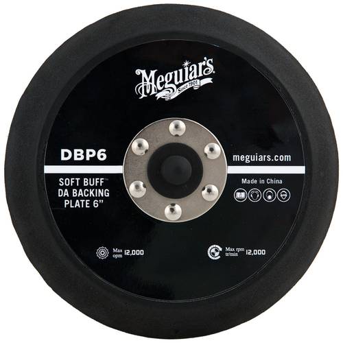Meguiar's طبق دعم سوفت باف لمكائن التلميع المدارية/DA - 6 بوصة.