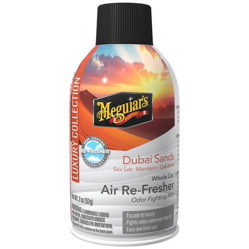 معطر ومنقي هواء السيارة بالكامل من Meguiar's مزيل الروائح - برائحة رمال دبي