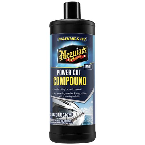 Meguiar's مركب تلميع قوي بدرجة احترافية للمركبات البحرية/الترفيهية، #91 - 32 أونصة.