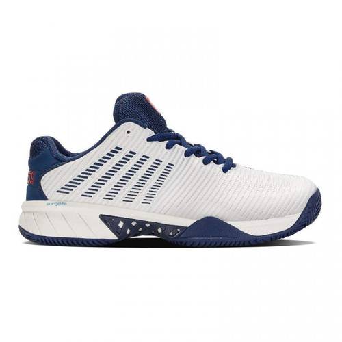 K-Swiss Hypercourt Express 2 HB White/Blue Sanyo Shoes