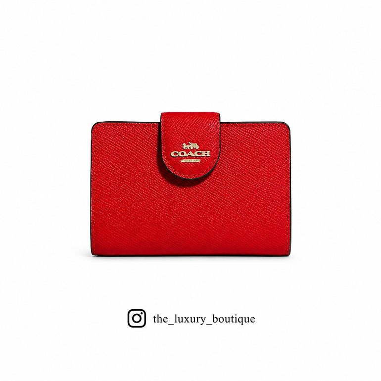 Medium Corner Zip Wallet In Signature