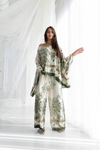 Silky Printed Set - Green