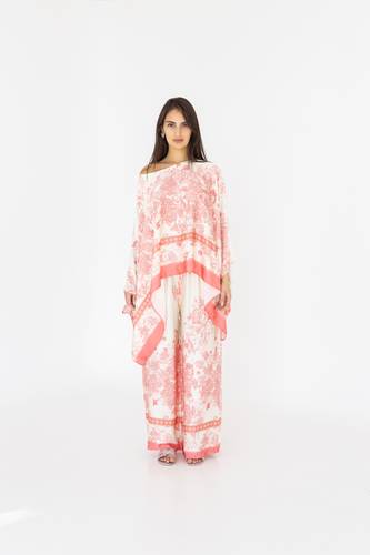 Silky Printed Set - Pink