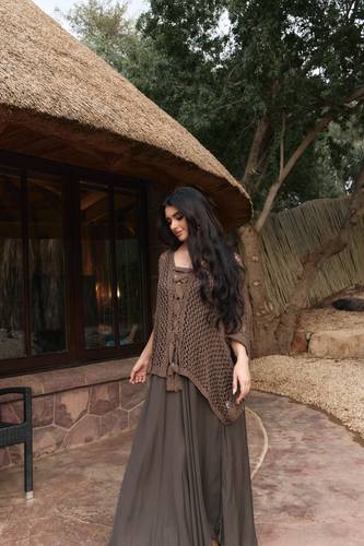 X Dress - Brown