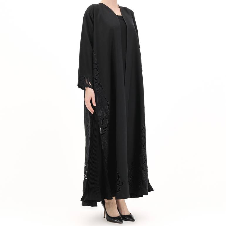 FLOERE - بتطريز كسرات - 58 - طلب تفصيل - بدون ازرار - طرحه مطرزه من نفس برنت التطريز