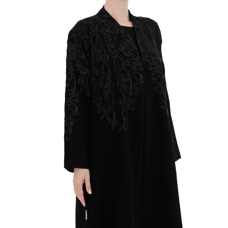 ‏Urban Grace – تطريز بليزر - طرحه سادة عرض ونصف - بدون ازرار - 52 - طلب تفصيل