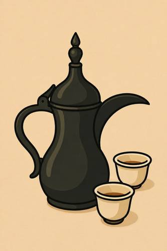 كوب قهوة سعودية