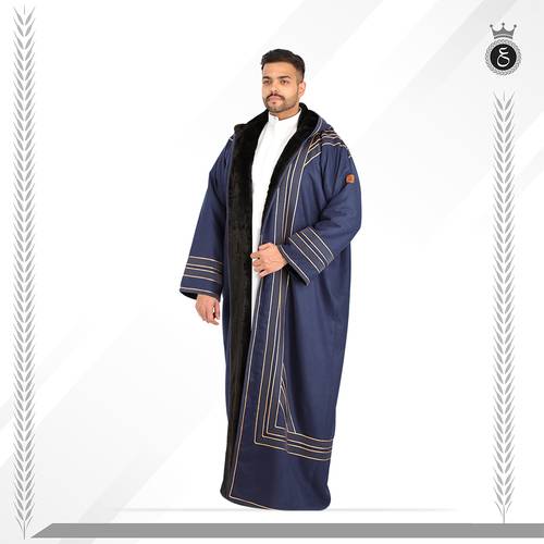 فروه تصميم بلاتيني كحلي