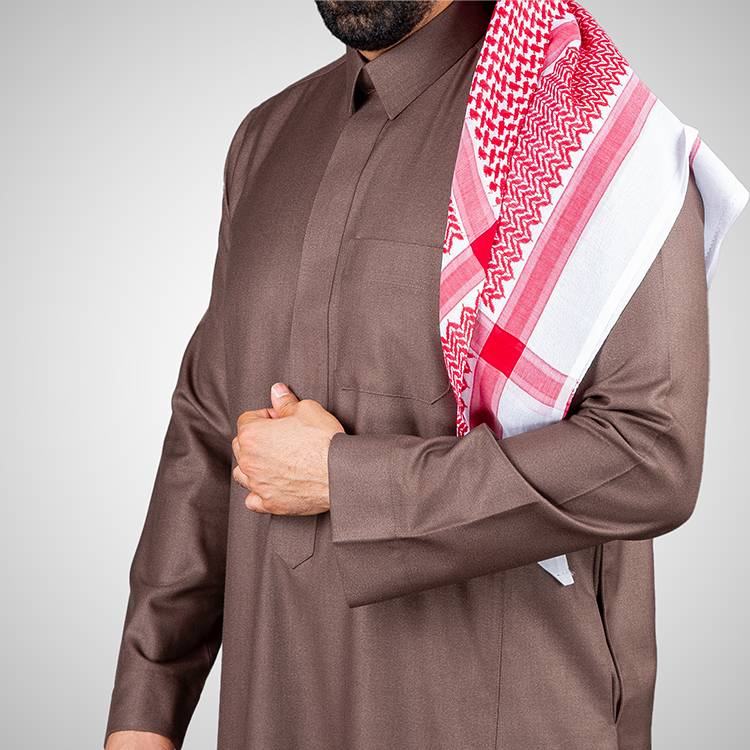 ثوب راكز رجالي سحاب شتوي قلاب لون 2