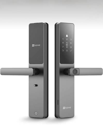 قفل الباب الذكي EZVIZ DL05 – فتح ببصمة الإصبع والمفتاح الذكي