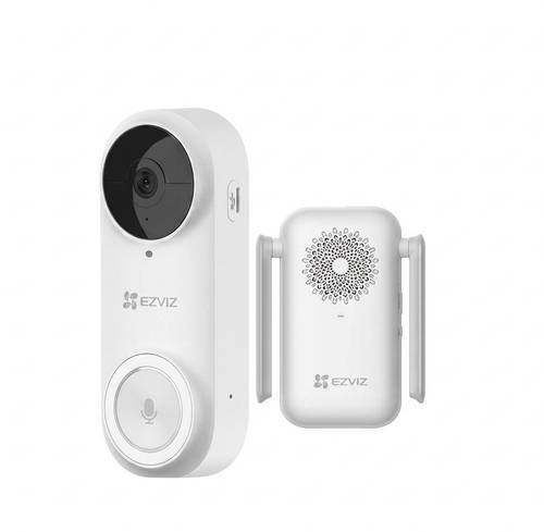   الشركة: EZVIZ  الموديل: DB2 Kit (CS-DB2-A0-2C3WPB)  الدقة: 3 ميجابكسل (3MP)  البطارية: 5200mAh  الحماية: IP65 مقاوم للماء  الاتصال: لاسلكي (Wi-Fi 2.4GHz)