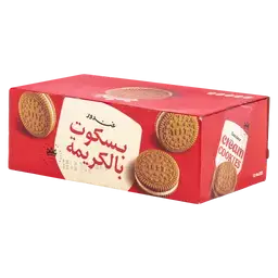 غندور بسكويت بالكريمة 12 حبة 38 جم