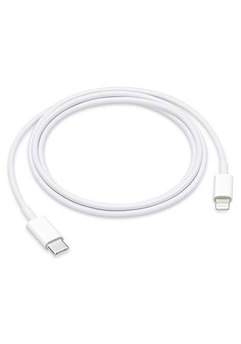 ابل كابل USB-C إلى Lightning - 1 متر أبيض أبيض