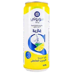 سوروتي مياه معدنيه فوارة بنكهه الليمون 330 مل