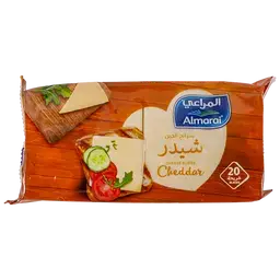 المراعي شرائح جبنة شيدر 20 شريحة 400 جم