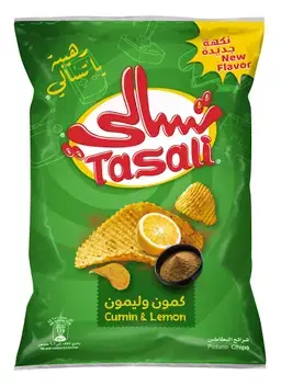 تسالي بطاطس كمون وليمون 155 جم