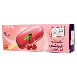 كواليتي ايس كريم ديلوكس كرز بالفانيلا 85 مل