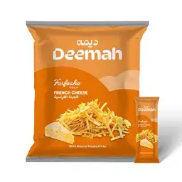 ديمة فرفشه أعواد البطاطس جبنة فرنسية 24 حبة 15 جم