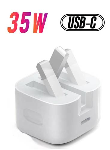 MMG شاحن سريع 35 واط آيفون | شاحن سريع جداري USB C متوافق مع آيفون 16/15/14/14 برو/14 برو ماكس/13/12/SE2020/11/XR/XS ماكس/X/iPad