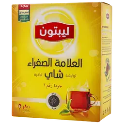 ليبتون شاي العلامة الصفراء أسود 800 جم