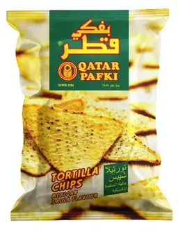 بفكي قطر تورتيلا شيبس بنكهة الصلصة المكسيكية 125 جم