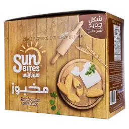 سن بايتس شرائح خبز محمصة بنكهة الجبنة والاعشاب 12 حبة 23 جم
