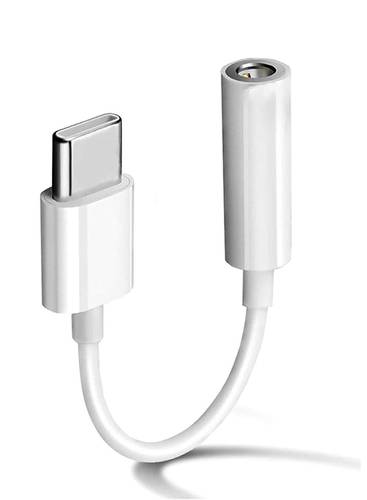 أثير محول سماعة رأس USB من النوع C (أبيض) لأجهزة iPhone/HTC/Moto/Huawei/Honor/Google Pixel/Samsung Galaxy S24 و S24+ و S24 Ultra