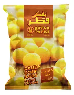 بفكي قطر كرات ذرة هشة بنكهة الجبن 80 جم