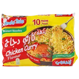 اندومي شعيرية سريعة التحضير نكهة كاري دجاج 10 حبة 75 جم