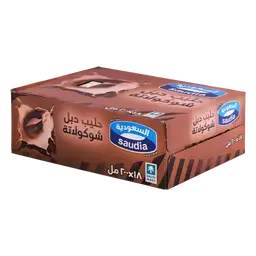 السعودية حليب دبل شوكولاتة 18 حبة 200 مل
