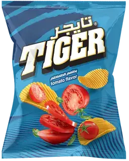تايجر شرائح بطاطس مقلية بطعم الطماطم 115 جم