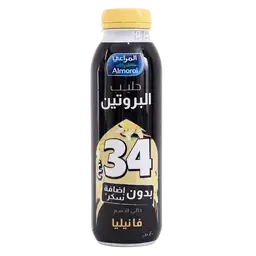 المراعي حليب بروتين الفانيلا خالي من الدسم بدون اضافة سكر 400 مل