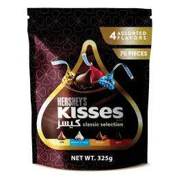 هيرشي كيسيز كلاسيك 4 نكهات متنوعة 70 حبة 325 جم