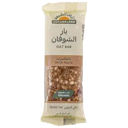 أرض الطبيعة لوح شوفان بالمكسرات 35 جم