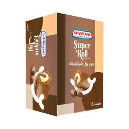أمريكانا سوبركيك رول شوكولاته 6 حبات 60 جم