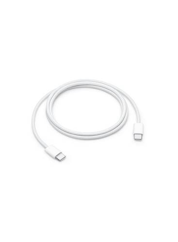 ابل كابل شحن USB-C بقوة 60 وات (1 متر) أبيض لون أبيض