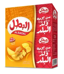 البطل رقائق بطاطس بالجبنة12 حبة 23 جم