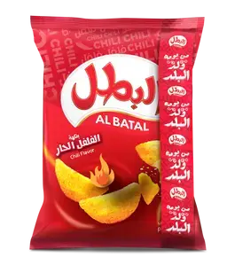 البطل رقائق بطاطس بالفلفل الحار 110 جم