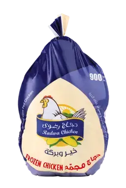 رضوى دجاج كامل مجمد 900 جم