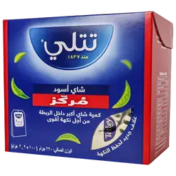 تتلي شاي أسود ثقيل 100 كيس