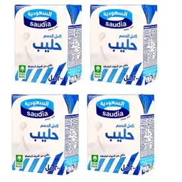 السعودية حليب كامل الدسم 4 حبة 200 مل