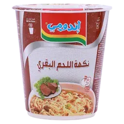 اندومي نودلز كاسات بنكهة اللحم البقري 60 جم